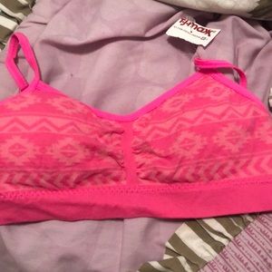 Girls training sports bra